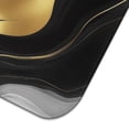 thumbnail image 3 of Black Marble Gold Line Pattern Dish Drying Mat for Kitchen 1 Pack, Ultra Absorbent Microfiber Dishes Drainer Mats,18"x24", 3 of 4