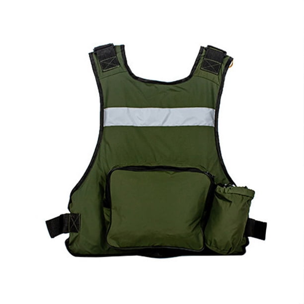 Greeniant Chalecos inflables deportes acuáticos gran flotabilidad suministros de emergencia accesorios de navegación chaleco para Kayak pesca Chalecos y chalecos ejercito verde Greeniant OD021362-02