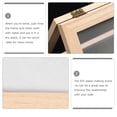 thumbnail image 3 of 1 Set Wooden Paper Handicraft Mold Frame Screen Kids DIY Paper Craft Cloth, 3 of 5