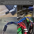 thumbnail image 6 of 60 Pieces Clip-on Ferrite Ring Core RFI  Noise Suppressor Cable Clip for 3mm/ 5mm/ 7mm/9mm/13mm Diameter Cable, Black, 6 of 8