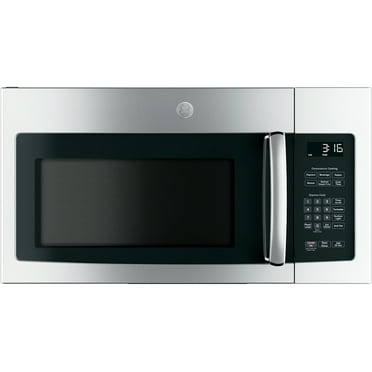 GE 1.6 cu ft Over-the-Range Microwave Oven, Stainless Steel, 1000W, Vent 300 CFM, Model JNM3163RJSS