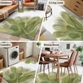 thumbnail image 5 of Sage Green Gold Area Rug 4x6 FT, Non Slip Kids Room Carpet, Aesthetics Flower Boho Watercolor Art Washable Soft Floor Carpet Non-Shedding Throw Rug for Dorm Kitchen Study Room Home Office Bedside, 5 of 9