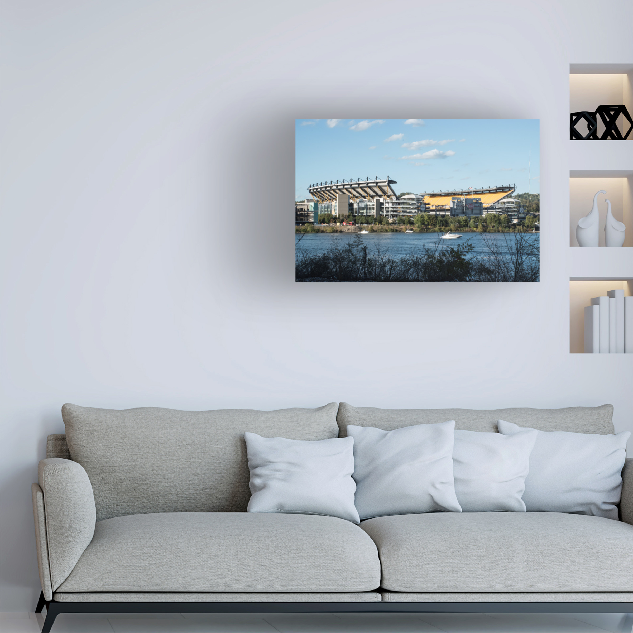 Robert Michaud 'Heinz Field 1' Canvas Art
