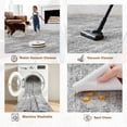 thumbnail image 4 of MICGEEK 9x12 Washable Area Rugs for Living Room, Modern Abstract Printed Rug, Vacuum-Friendly, Non Slip Indoor Rug for Bedroom Dining Room Home Decor Carpet,Gray, 4 of 9