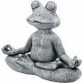 thumbnail image 1 of Jardín de Piedra, Adorno de Buda Rana, Estatua de Rana de meditación al Aire Libre, Estatua de Rana de meditación para decoración del hogar, Arte al Aire Libre （13 * 5,5 * 9,5 cm）, 1 of 4