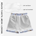thumbnail image 3 of FORMRS Boys Swim Trunks Quick Dry Mesh Lining Beach Boardshorts, Sizes XS-XL, Cartoon Otters Pattern, 3 of 7