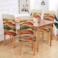 thumbnail image 2 of Yayeee 4 Pack Dining Chair Covers Stretch Parson Chairs Slipcovers Seat Protector, Abstract Desert Pattern, 2 of 6