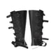 thumbnail image 2 of Novedad Botas medievales Zapatos Cubierta Faux Leather Knight Disfraz Accesorios Pierna Negro Soledad Cubierta de botas, 2 of 10