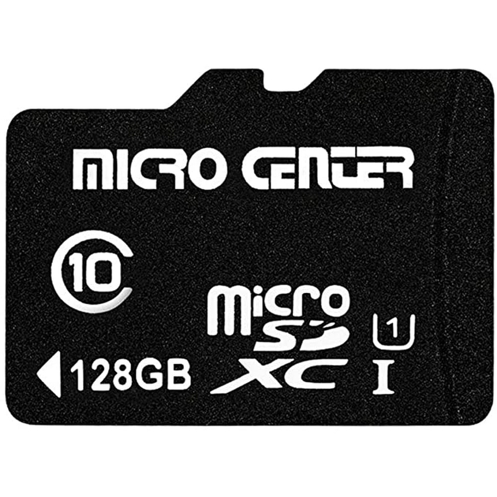 Micro SD Card 128GB Class 10 Micro SDXC Flash Memory Card with FREE