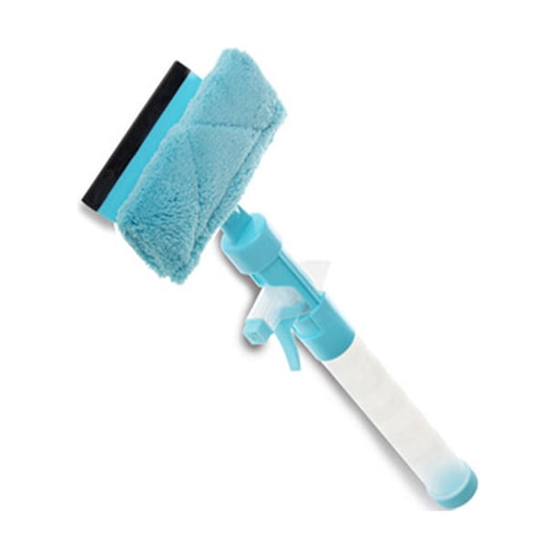 Ounissouiy Cepillo de ventana de pulverización portátil de doble cara lavable antideslizante ergonómico interior cepillos de limpieza para el Type2 NO2
