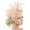 Snow bud color, variant on Traditional Feathered Hairpiece Bridal Hairband Decoration For Weddings Races Party Wedding Event