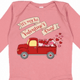 thumbnail image 4 of Inktastic It's My 1st Valentine's Day with Red Truck and Hearts Boys or Girls Long Sleeve Baby Bodysuit, 4 of 5