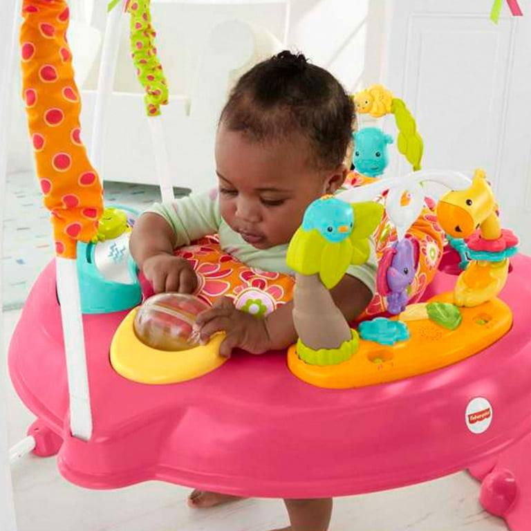 Fisher-Price Baby Bouncer Rainforest Jumperoo Activity Center