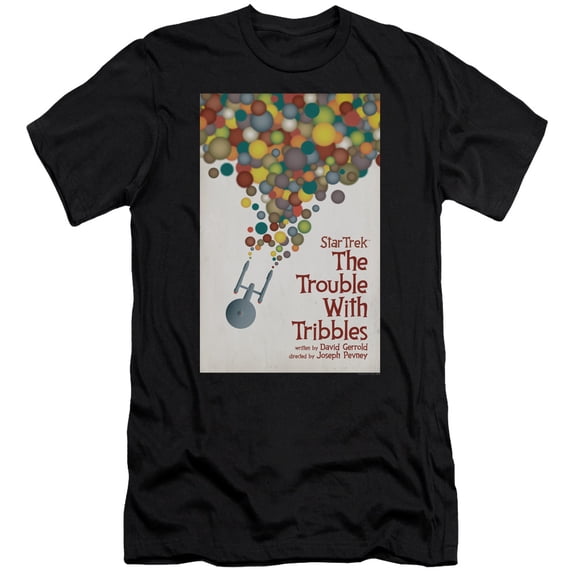 Star Trek Tos Episode 44 Adult 30/1 T-Shirt Black