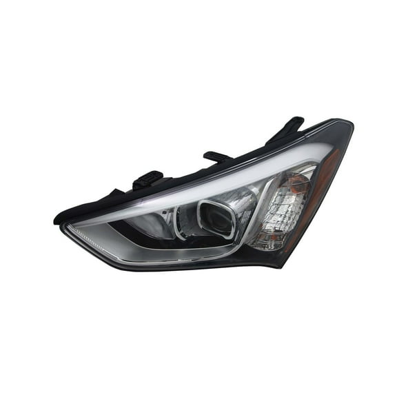 TYC 20-9380-00-9 Left Headlight Assembly for 13-14 Hyundai Santa Fe HY2502169