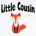 thumbnail image 2 of CafePress - Little Cousin Fox Body Suit - Baby Light Bodysuit, Size Newborn - 24 Months, 2 of 4