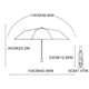 thumbnail image 2 of Paraguas de negocios de 24 huesos Anti-UV plegable impermeable sombrilla paraguas Windrpoof, 2 of 4
