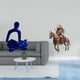 thumbnail image 2 of Figura de pensador abstracto, adorno de caballero, letrero de escritorio, estatua artística de resina acrílica impermeable, decoración de estante, ade, 2 of 8