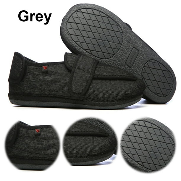 Artritis Edema House Shoes Zapatos para Diabéticos Ajustable Antideslizante Mujeres Hombres