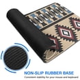 thumbnail image 6 of Long Mouse Pads for Desk,Beige Geometric Diamond Sun Pattern Desk Mats on Top Of Desks, Desk Mouse Pad Extra Large with 3mm Non-Slip Base and Stitched Edge for Gaming,Office,Work,Home 31.5"x11.8", 6 of 6