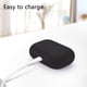 thumbnail image 5 of Funda protectora de silicona para funda AirPods Pro, funda ultrafina resistente a golpes y arañazos para funda de carga AirPods Pro, negro Xemadio 2033034, 5 of 9