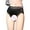 Black, variant on Lovskoo Seamless Cheeky Underwear for Women No Show Lace Panties High Waist Lace Open Transparent Mesh Panties Briefs Gift for Valentine's Day Coffee