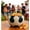 multicolor291, variant on Soccer Ball Shaped Popcorn Basket And er Pot, Movie Theme Home Garden Sports Decor