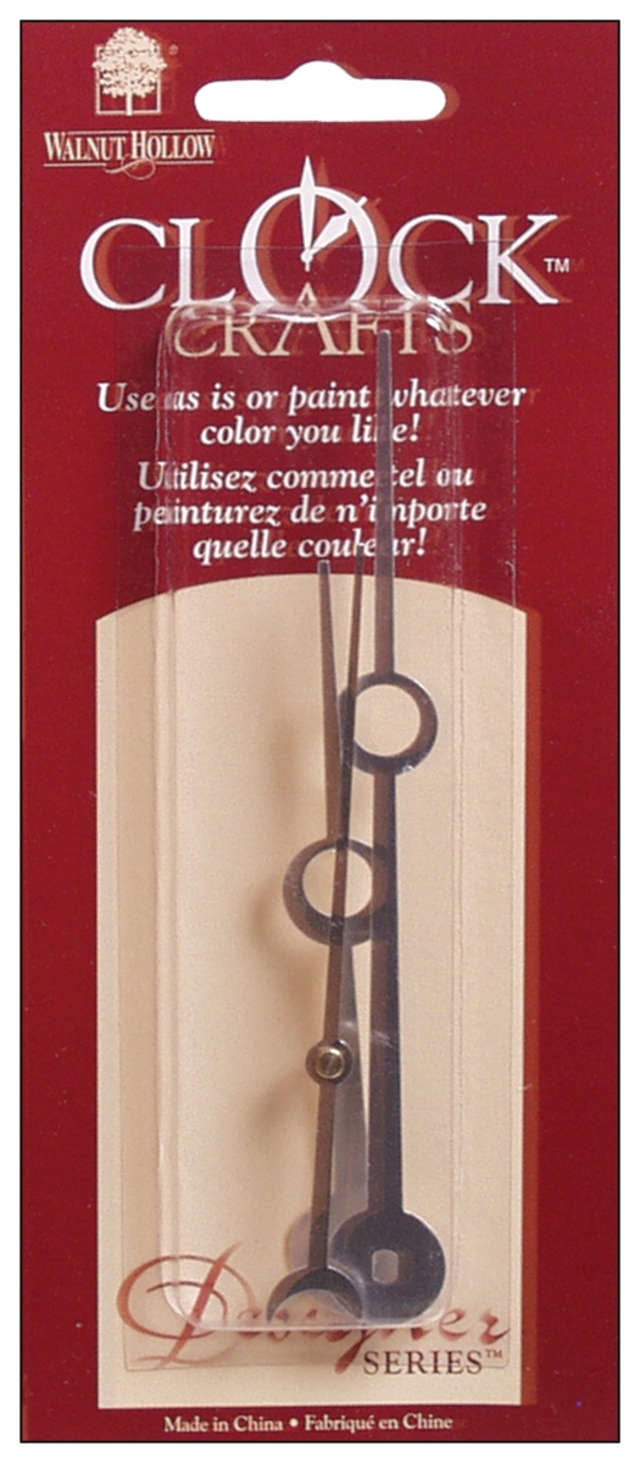 Silver Designer Clock Hands 3 Pkg 3 3 4" To 4 3 4" 230Ha 23091