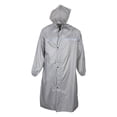 thumbnail image 2 of Chubasquero para adultos Colamx Poncho de lluvia con capucha extendido para ciclismo gris XXL, 2 of 5