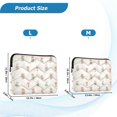 thumbnail image 4 of FORMRS 15-15.6 inch Laptop Sleeve Case Soft Carrying Quilted Computer Bag Cover, Pink Flower Pattern, 4 of 7