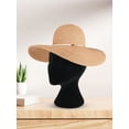thumbnail image 2 of Hugtrea Female Foam Mannequin Head 21.06'' - Wig Jewelry Display for Salon Store (Black), 2 of 8