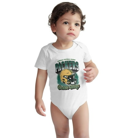 

Green_Bay_Packers Unisex Baby Short Sleeve Jumpsuit Newborn One Piece Suit Boys And Girls Round Neck Bodysuit