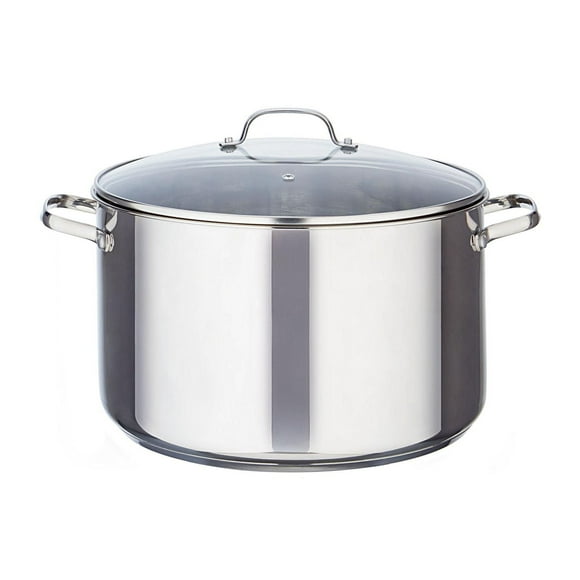Mainstays Stainless Steel Dutch Oven with Glass Lid