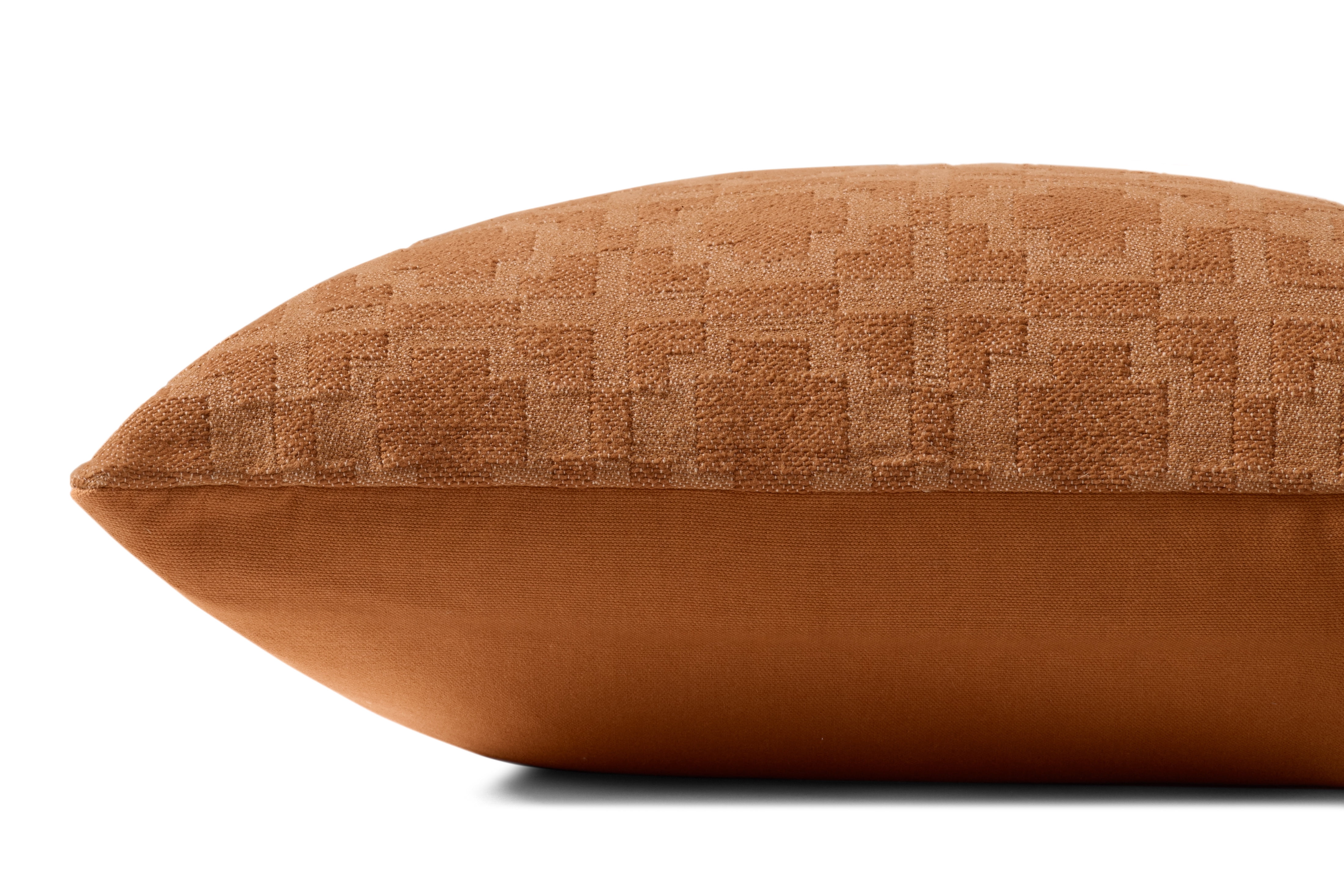 Loloi PLL0172 Rust 18'' x 18'' Decorative Pillow