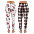 thumbnail image 5 of Disney 2 Pack Womens Pajama Sleepwear Pants Female, Hearts/Moose, Size: M, Prestigez, 5 of 6