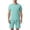 Light Green, variant on Men's Shirt and Shorts Set 2 Piece Fashion Summer Tracksuits Cotton Oversized T-Shirts Shorts Outfits Navy, Size L