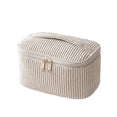 thumbnail image 1 of TIELUTT Travel Makeup Corduroy Large Capacity Pencil Pouch for | Soft Ribbed Texture with Secure Metal Zipper & Hex Screwdriver Set Cmht65075 Pliers Set for Mechanics 8 Piece Screwdriver Set Air Scre, 1 of 5