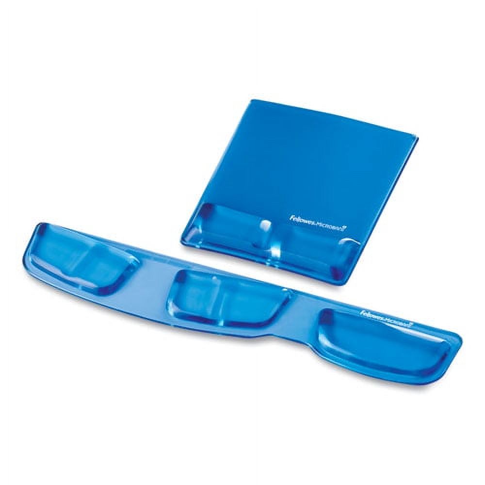 Gel Wrist Support with Attached Mouse Pad, 8.25 x 9.87, Blue | Bundle of 2 Each - image 5 of 5