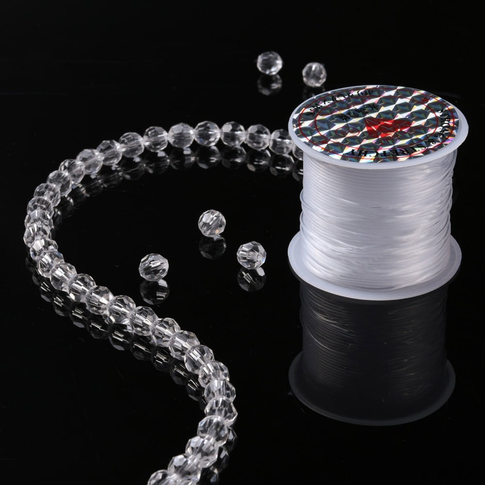 5-130m Crystal Clear Nylon Thread Fishing Line Wire for DIY Beads Craft Jewelry  Bracelet Earrings
