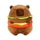 thumbnail image 3 of Carpincho de Peluche de Hamburguesa, Capibara de Juguete, Cojín para Sofá, Decoración Del Hogar Y El Coche, Figura de Capibara Suave Y Bonita para Niñ 20 centímetros, 3 of 8