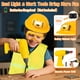 thumbnail image 3 of Disfraz de obrero de la construcción para niños HUUIDY con juego de herramientas y luz para casco, 3 of 7
