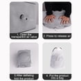 thumbnail image 4 of Yunuuuoa Inflatable Foot Rest Pillow for Airplane Travel, Portable Foot Stool Cushion with Flocked PVC, Ergonomic Leg Support for Office, Home, Car, Train - Compact Foldable Footrest Pad for Adults, 4 of 6