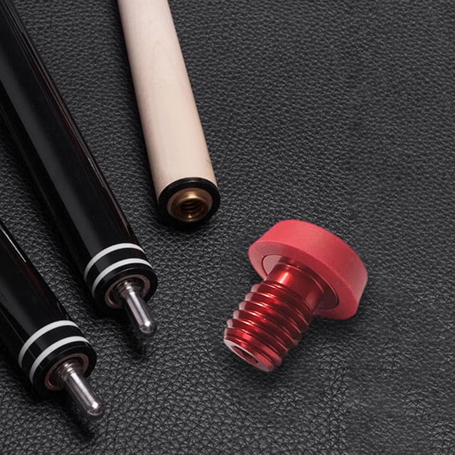 Tapón inferior para taco de billar, tapa inferior para taco de billar, práctica cubierta protectora con cabezal para tornillos, fácil de instalar