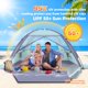 thumbnail image 4 of Carpa de playa HAPPY TRAVEL, 220 x 150 x 122 cm, con protección UV UPF 50+, 4 of 7