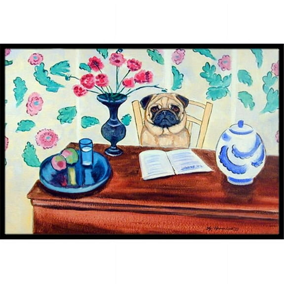 Carolines Treasures  18 x 27 in. Pug Indoor Outdoor Mat