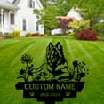 thumbnail image 3 of Handmadetneonsign Belgian Tervuren Memorial Metal With Stake, Belgian Tervuren Metal Name Sign Stake, Dog Metal Stake Decor 45100, 3 of 5
