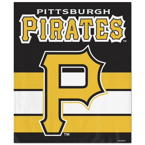 WinCraft Pittsburgh Pirates Ultra Plush 50" x 60" Throw Blanket