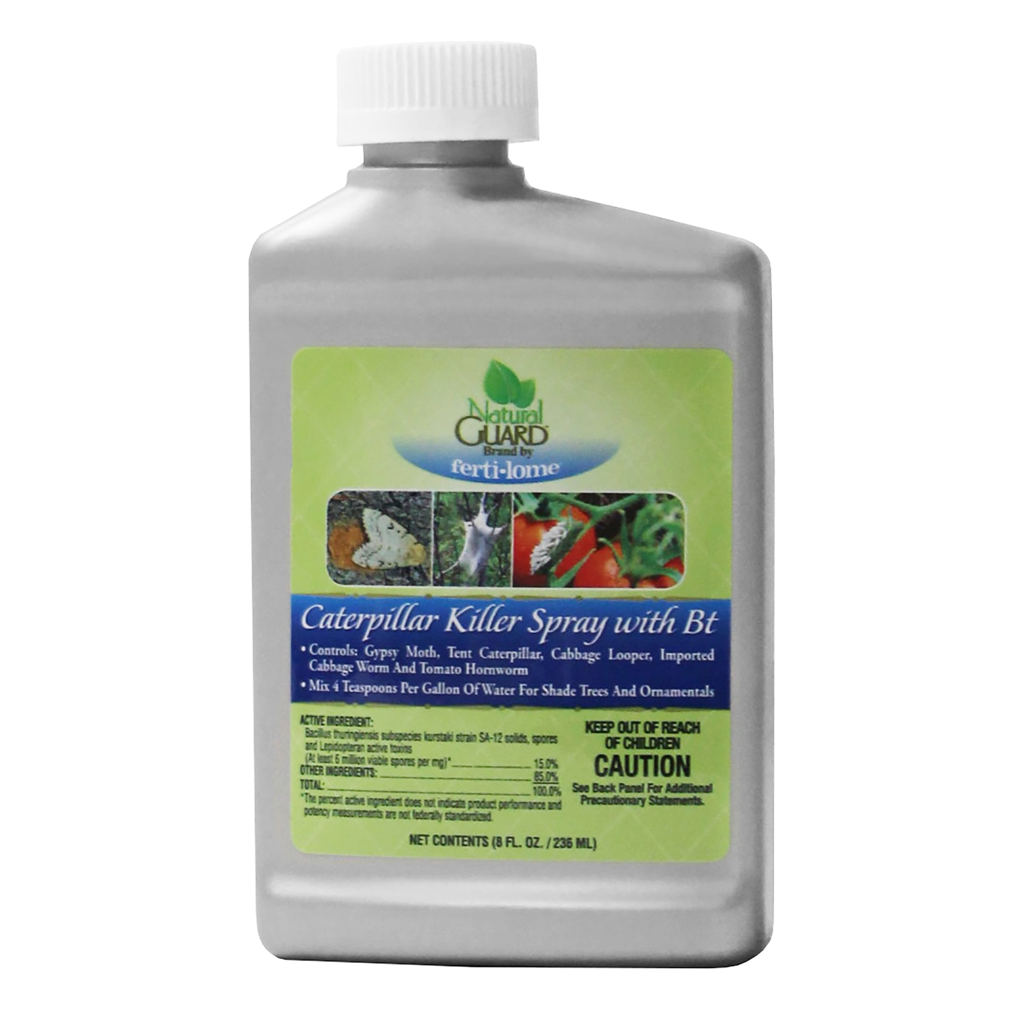 Natural Guard Caterpillar Killer Spray with BT Insecticide Concentrate, 8oz