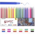 thumbnail image 1 of Gel Pens,Glitter Gel Pens Sets with 150% More Ink for Adults Coloring Books Black Paper Drawing Doodling Crafts Scrapbooks Bullet Journaling 24 Color, 1 of 5