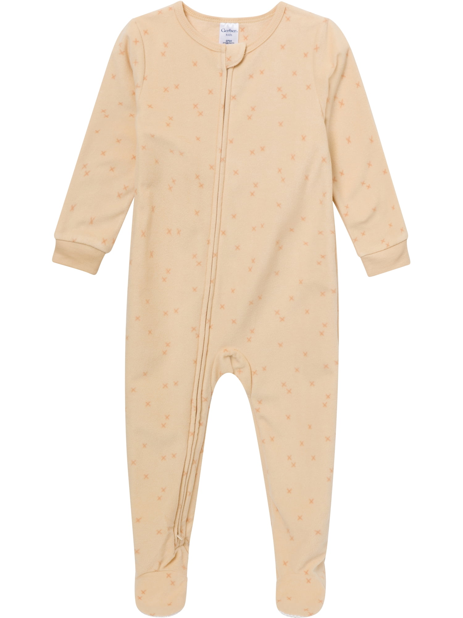 Gerber Baby and Toddler Neutral Microfleece 2-Way Zipper Blanket Sleeper Pajamas, 3-Pack, Sizes 0/3 Months - 5T